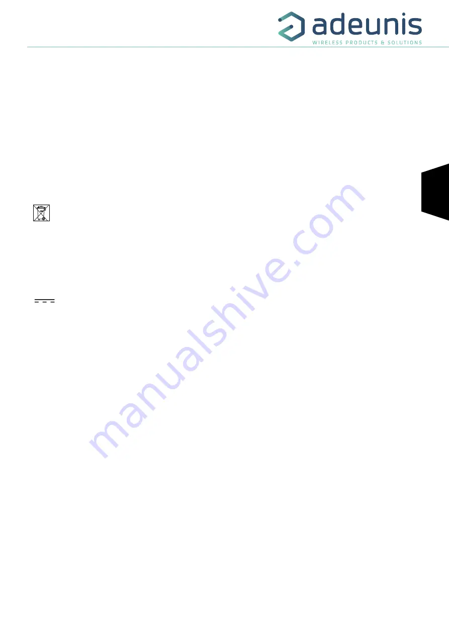 Adeunis RF ARF8276C User Manual Download Page 47