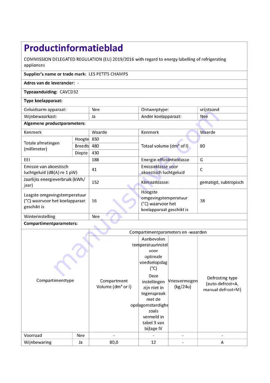 Adeva CAVCD32 Instruction Manual Download Page 87