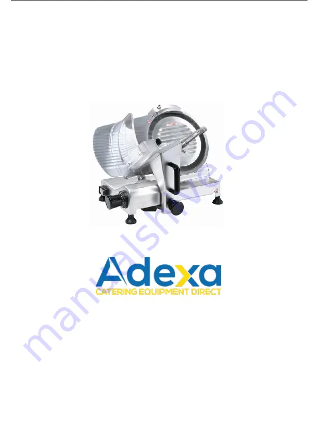 Adexa HBS-220A Instruction Manual Download Page 1