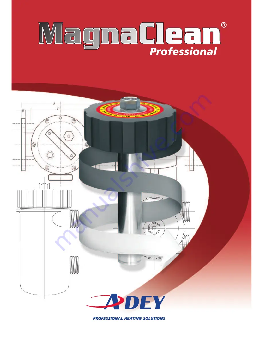 Adey MagnaClean Professional Installation And Servicing Instructions Download Page 1