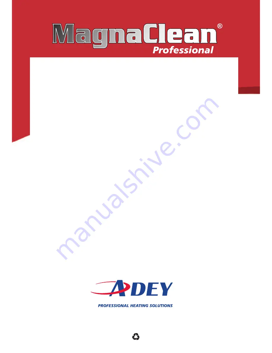 Adey MagnaClean Professional Installation And Servicing Instructions Download Page 6