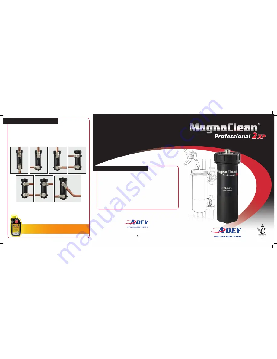 Adey MagnaClean Professional2XP Installation And Servicing Instructions Download Page 1