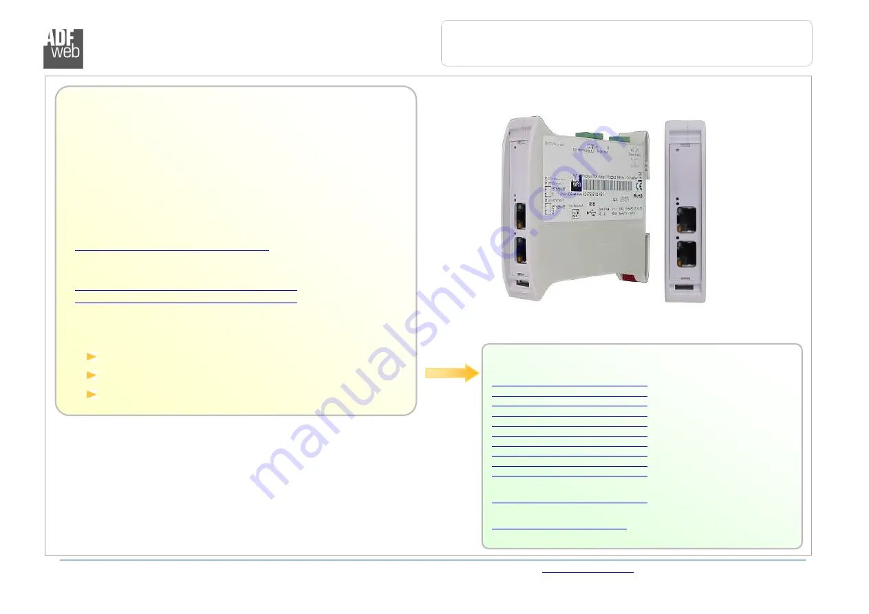 ADF Web HD67591-232-A1 Скачать руководство пользователя страница 2