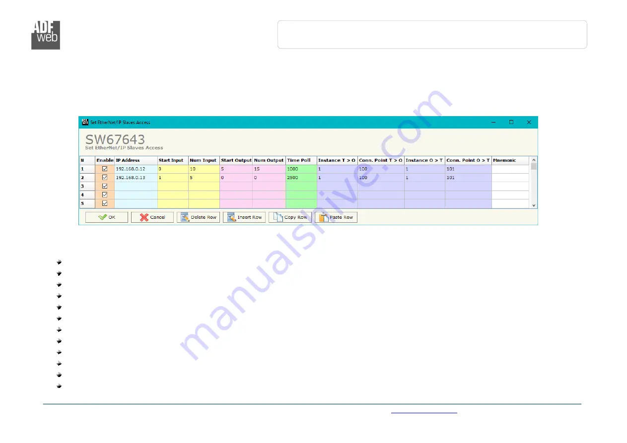 ADF Web HD67643-A1 User Manual Download Page 17