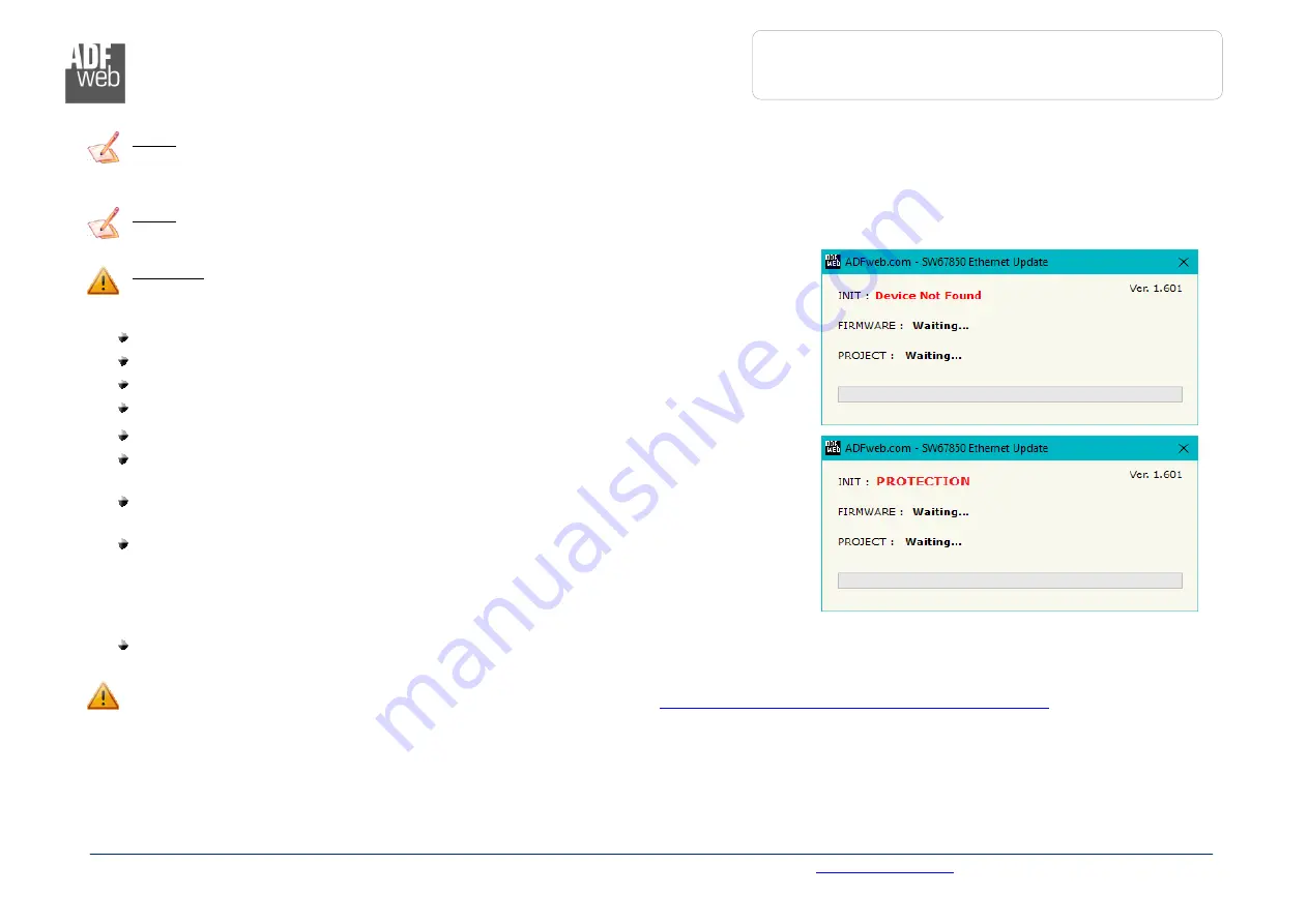 ADF Web HD67850-B2-N User Manual Download Page 21