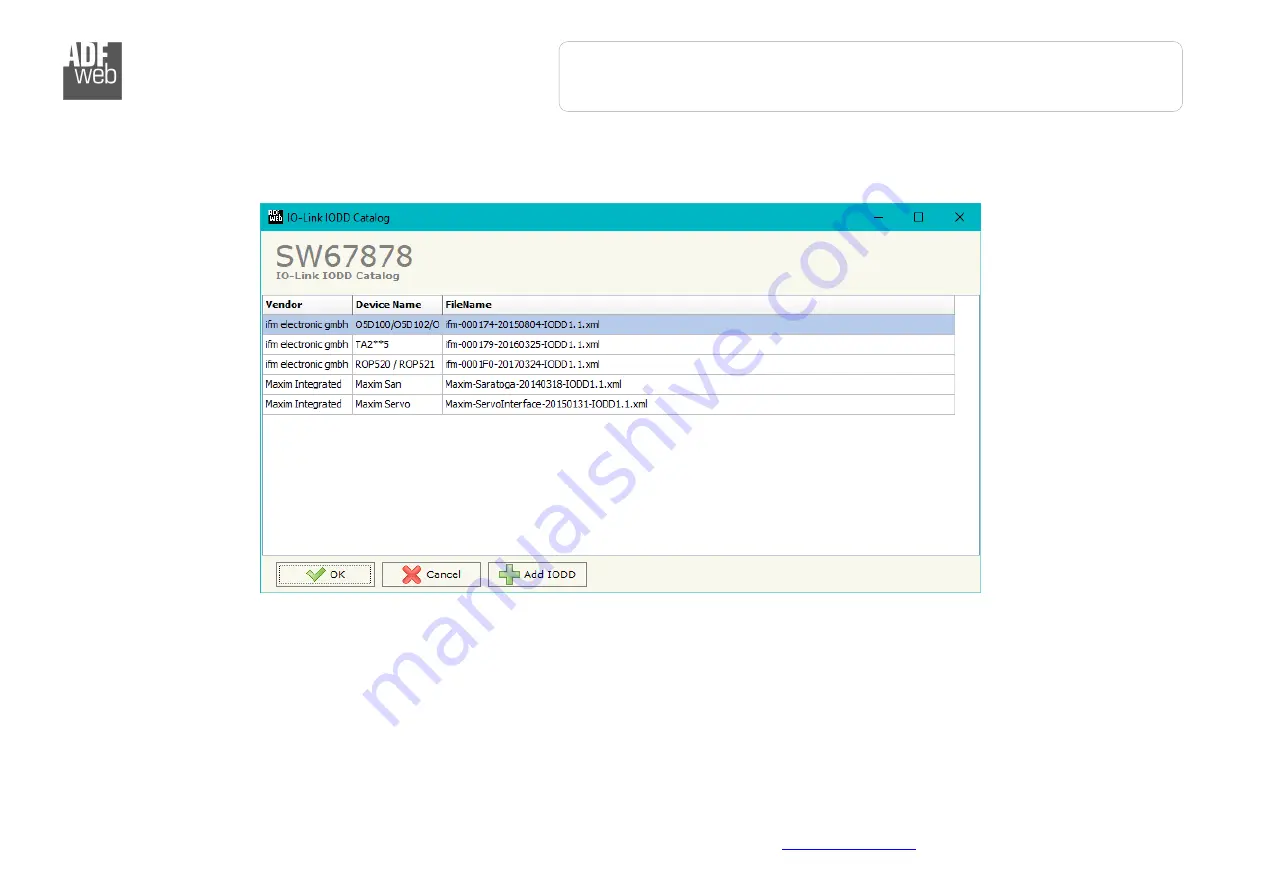 ADF Web HD67878-A1-2A User Manual Download Page 23