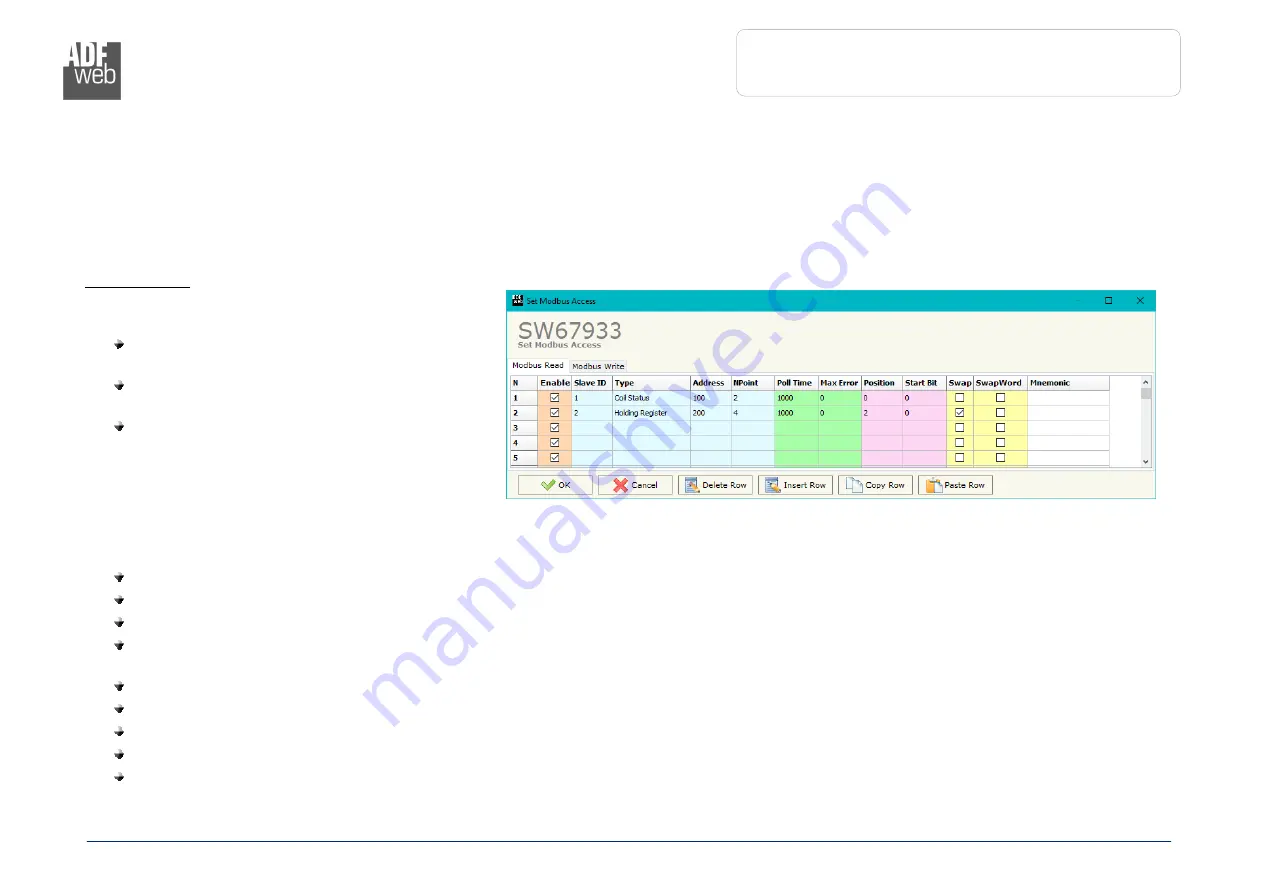 ADF Web HD67933 B2 Series User Manual Download Page 34