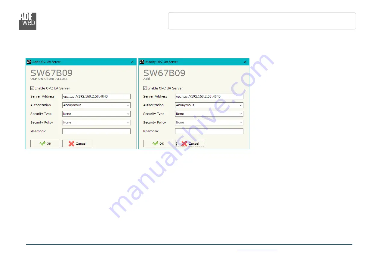 ADF Web HD67B09-2-A1 User Manual Download Page 21