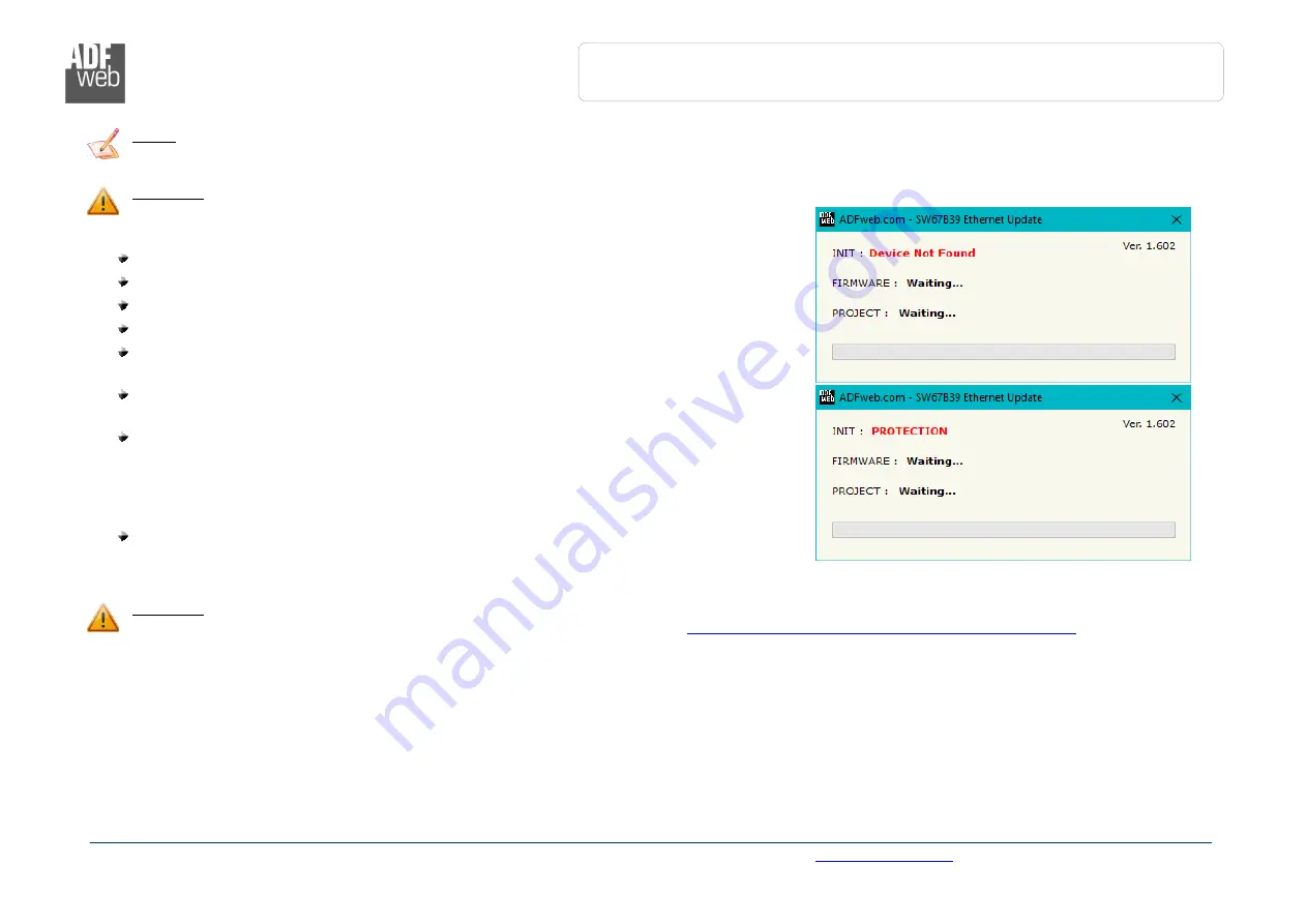 ADF Web HD67B39-B2 User Manual Download Page 19