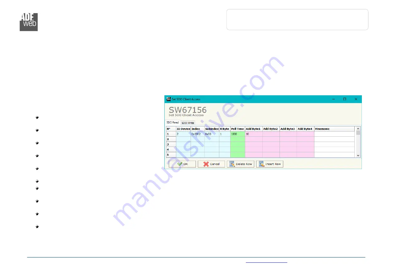 ADF Web SNMP Agent / CANopen Скачать руководство пользователя страница 19