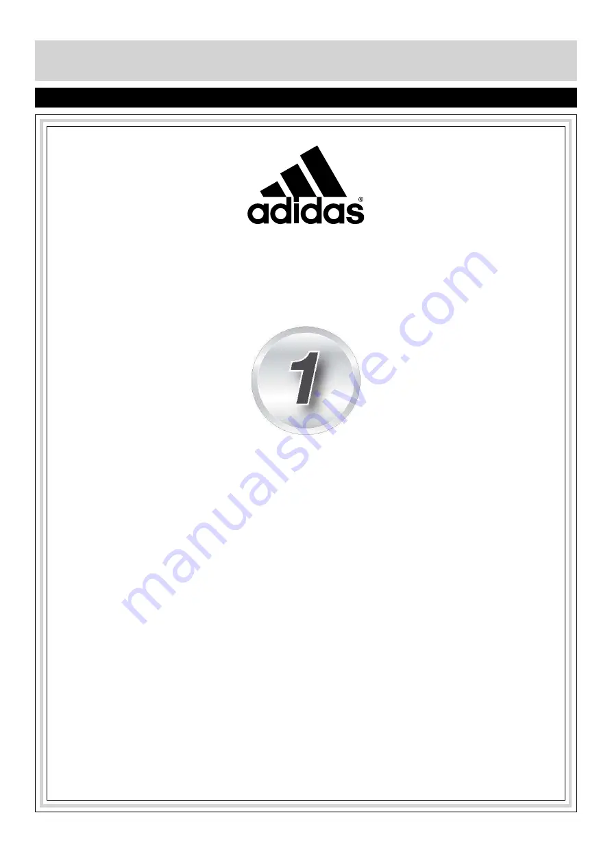 Adidas ADBE-10347 Assembly & User Instructions Download Page 32