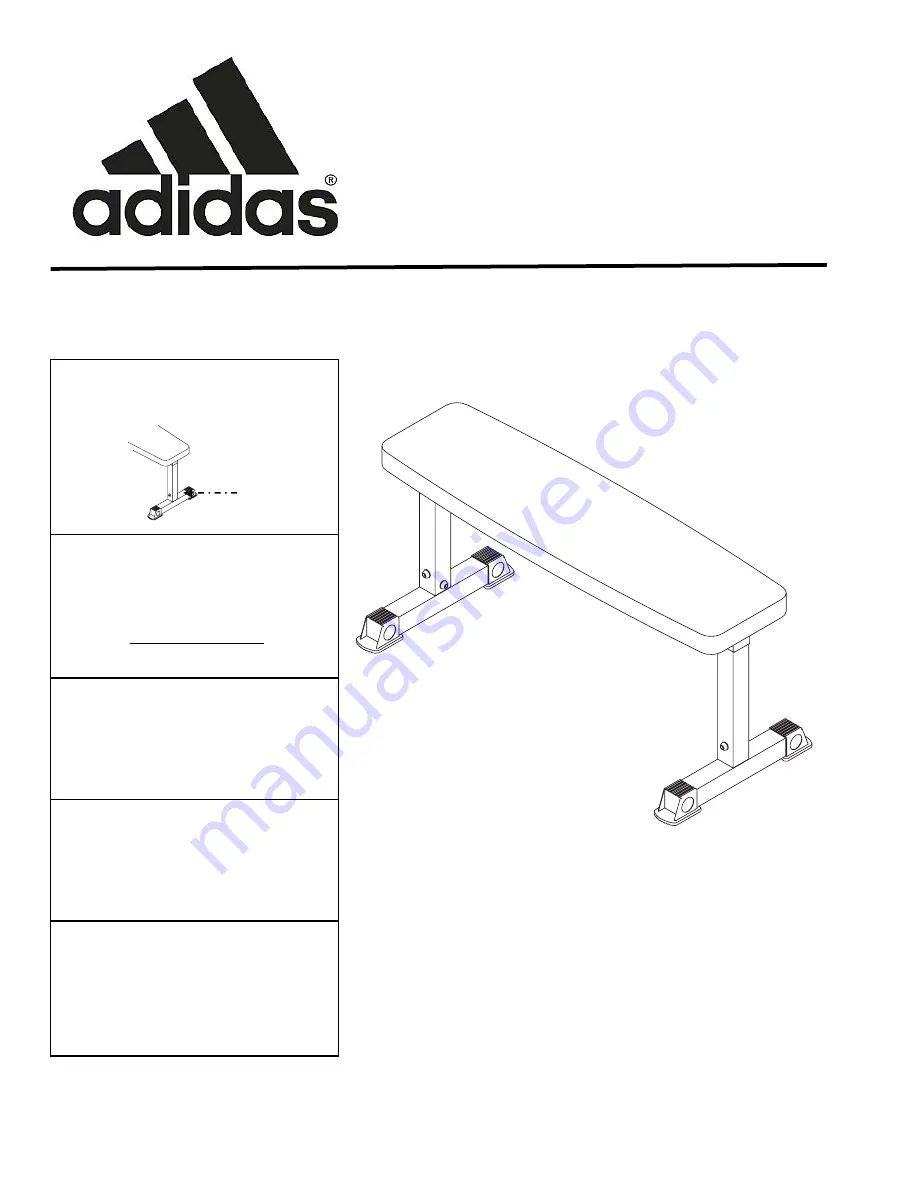 Adidas FM-AD703N Owner'S Manual Download Page 1