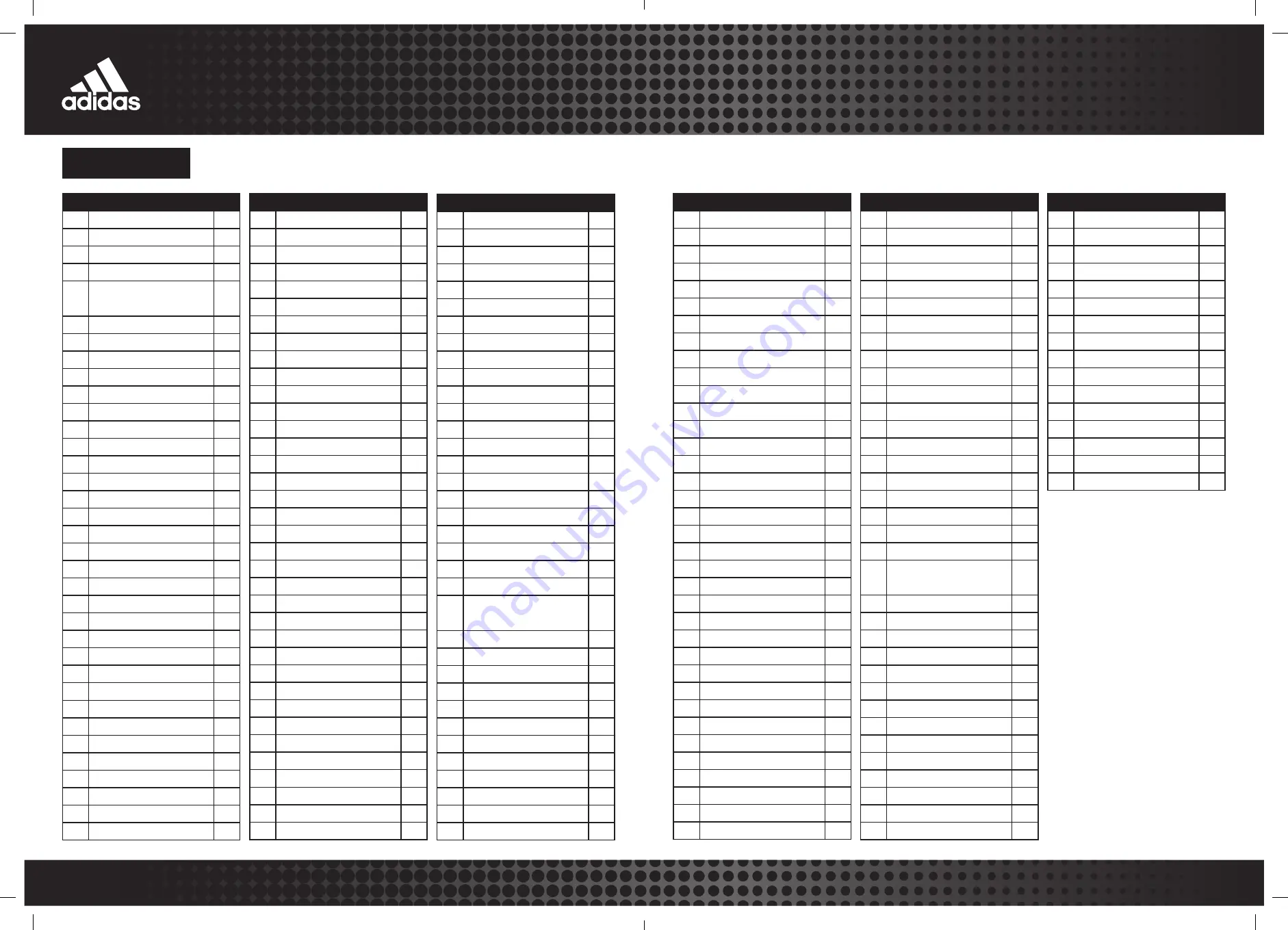 Adidas X-21FD User Manual Download Page 11