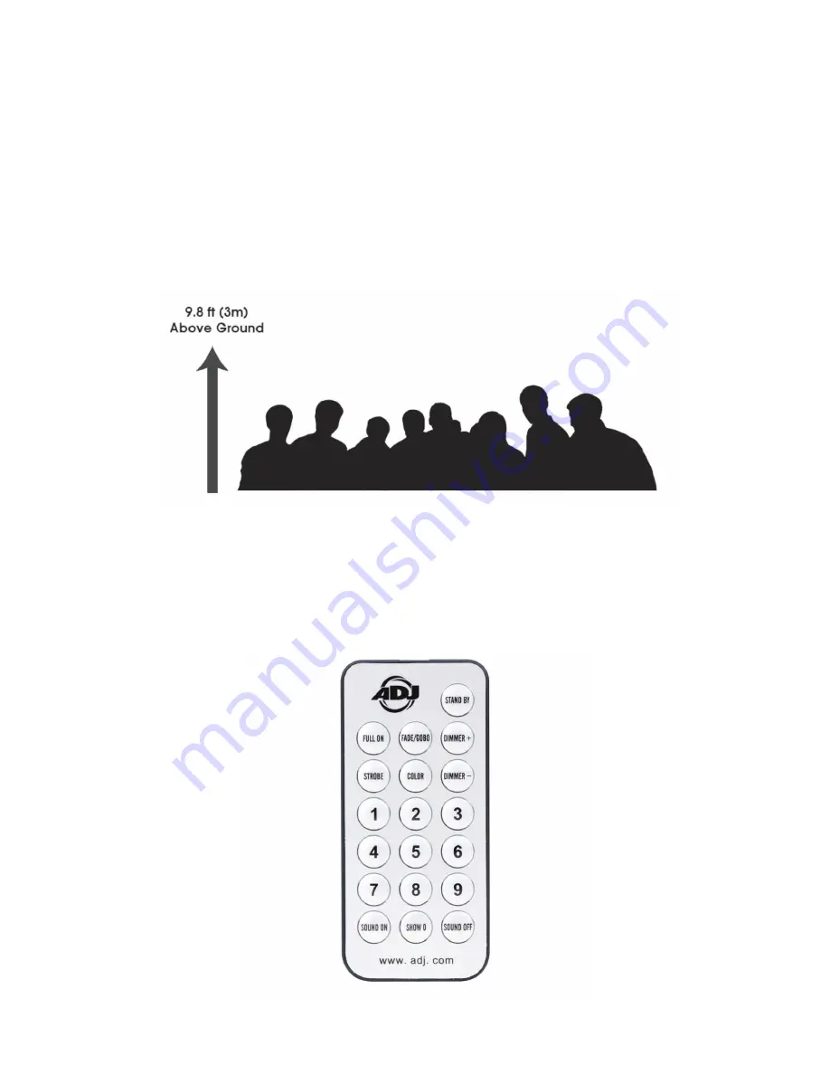 ADJ ECO UV BAR DMX User Manual Download Page 12