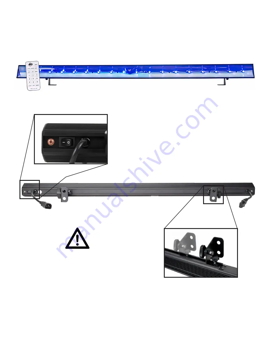 ADJ ECO UV BAR PLUS IR User Instructions Download Page 7