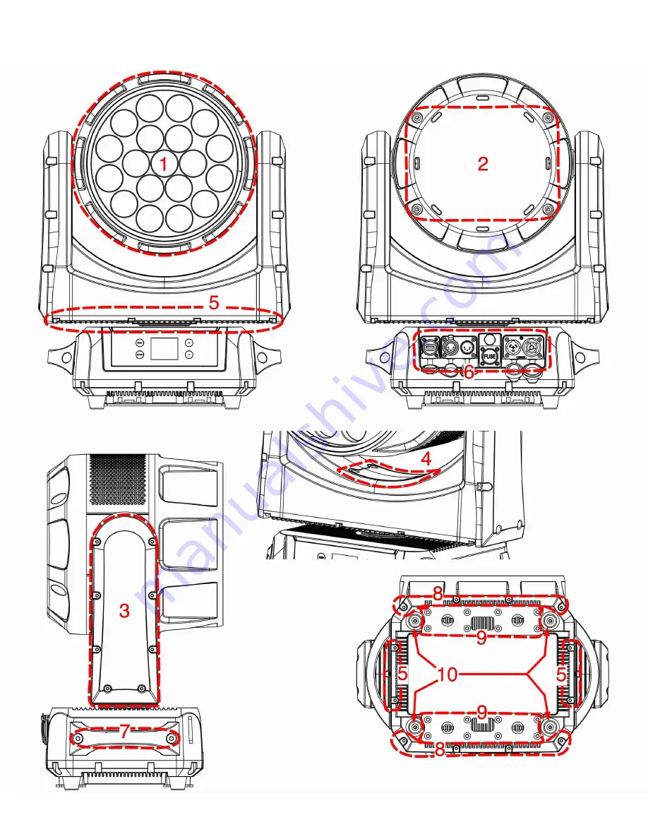 ADJ HYDRO WASH X19 User Manual Download Page 12