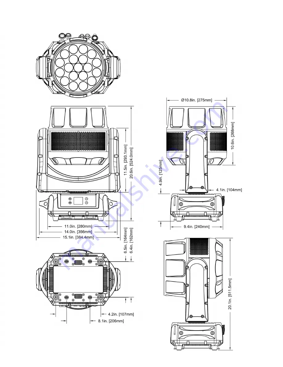 ADJ HYDRO WASH X19 User Manual Download Page 45