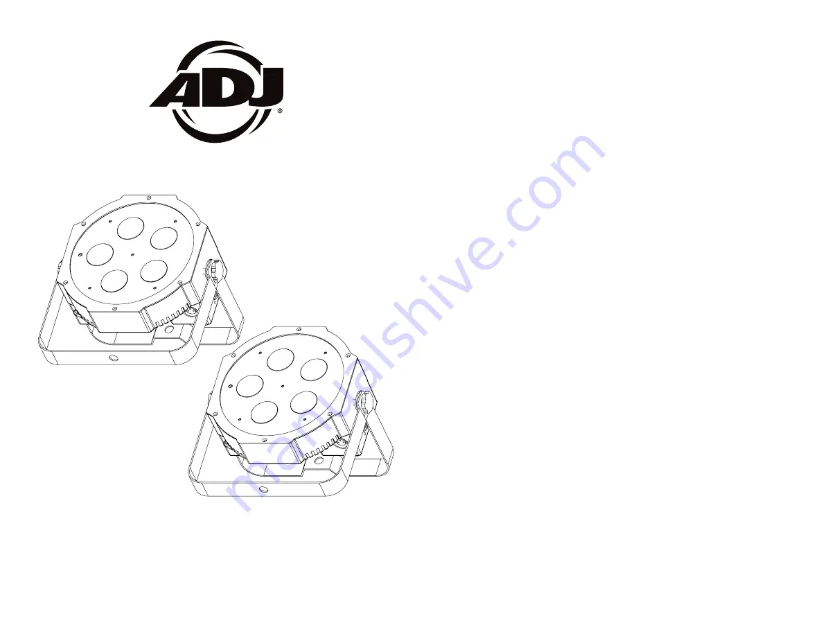 ADJ MEGA 64 HEX PAK User Instructions Download Page 1