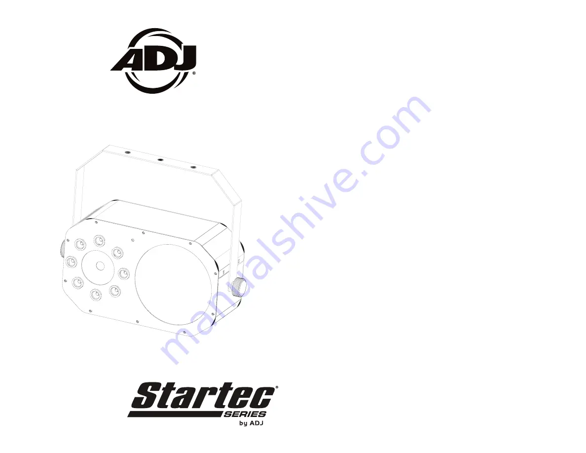 ADJ Stinger Gobo User Instructions Download Page 1