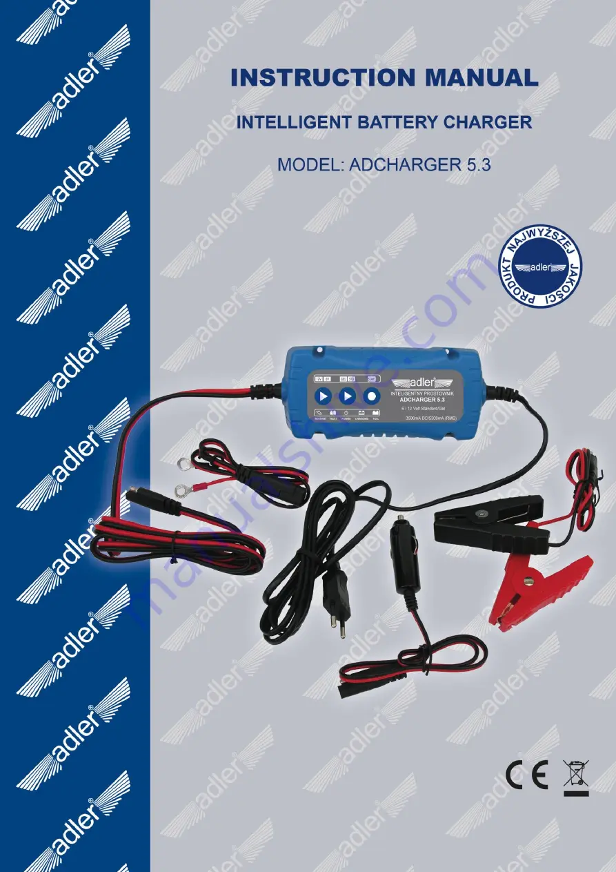 Adler ADCHARGER 5.3 Instruction Manual Download Page 1