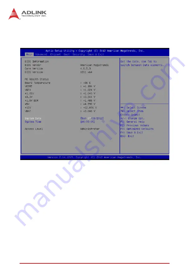 ADLINK Technology MXE-1300 Series User Manual Download Page 62