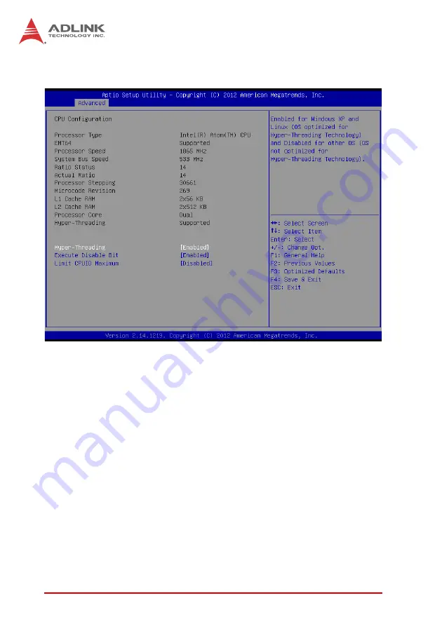 ADLINK Technology MXE-1300 Series User Manual Download Page 64