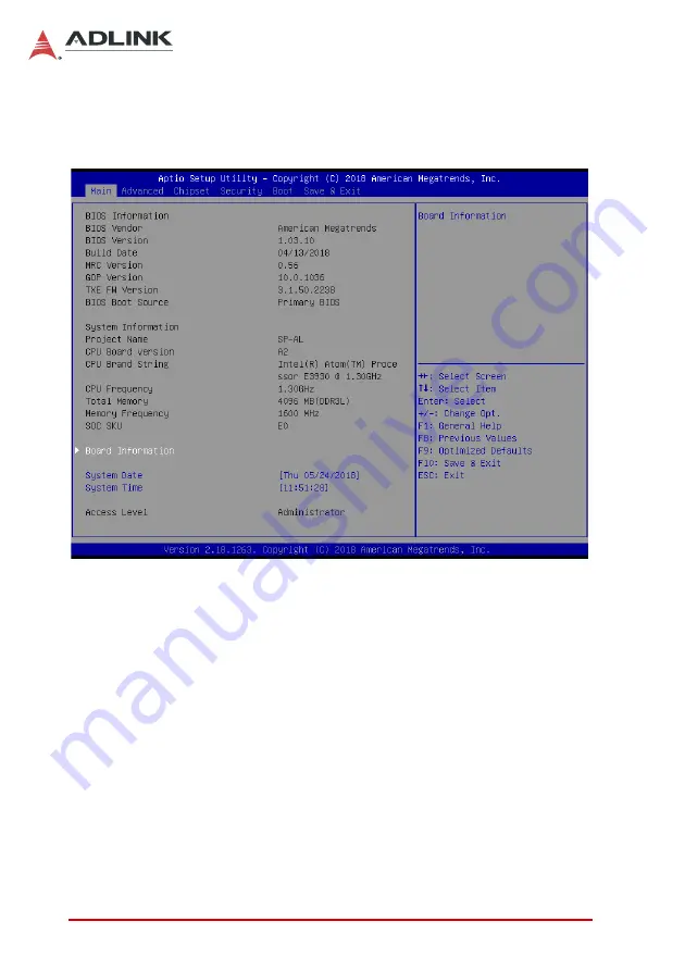 ADLINK Technology SP-AL User Manual Download Page 70