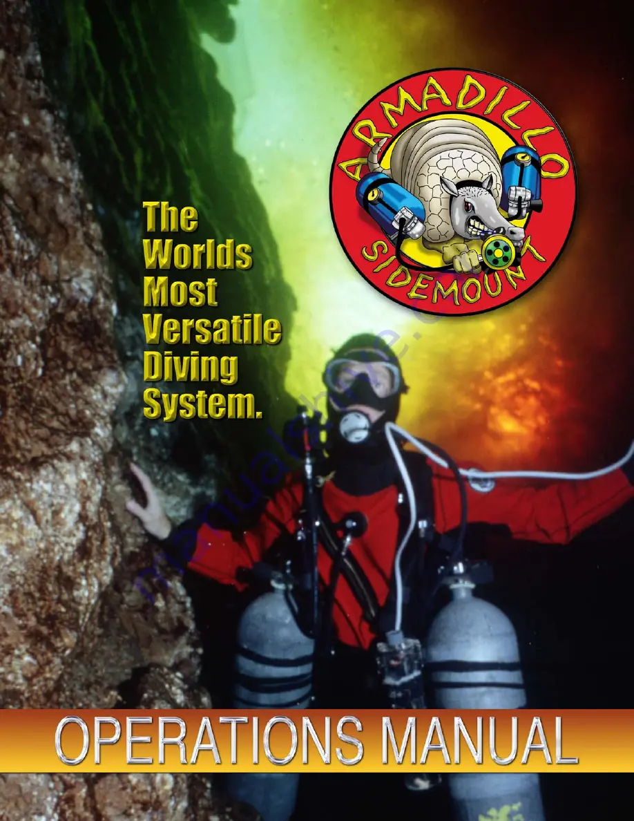 ADM Armadillo Sidemount Operation Manual Download Page 1