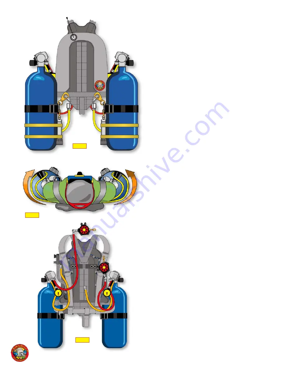 ADM Armadillo Sidemount Operation Manual Download Page 12