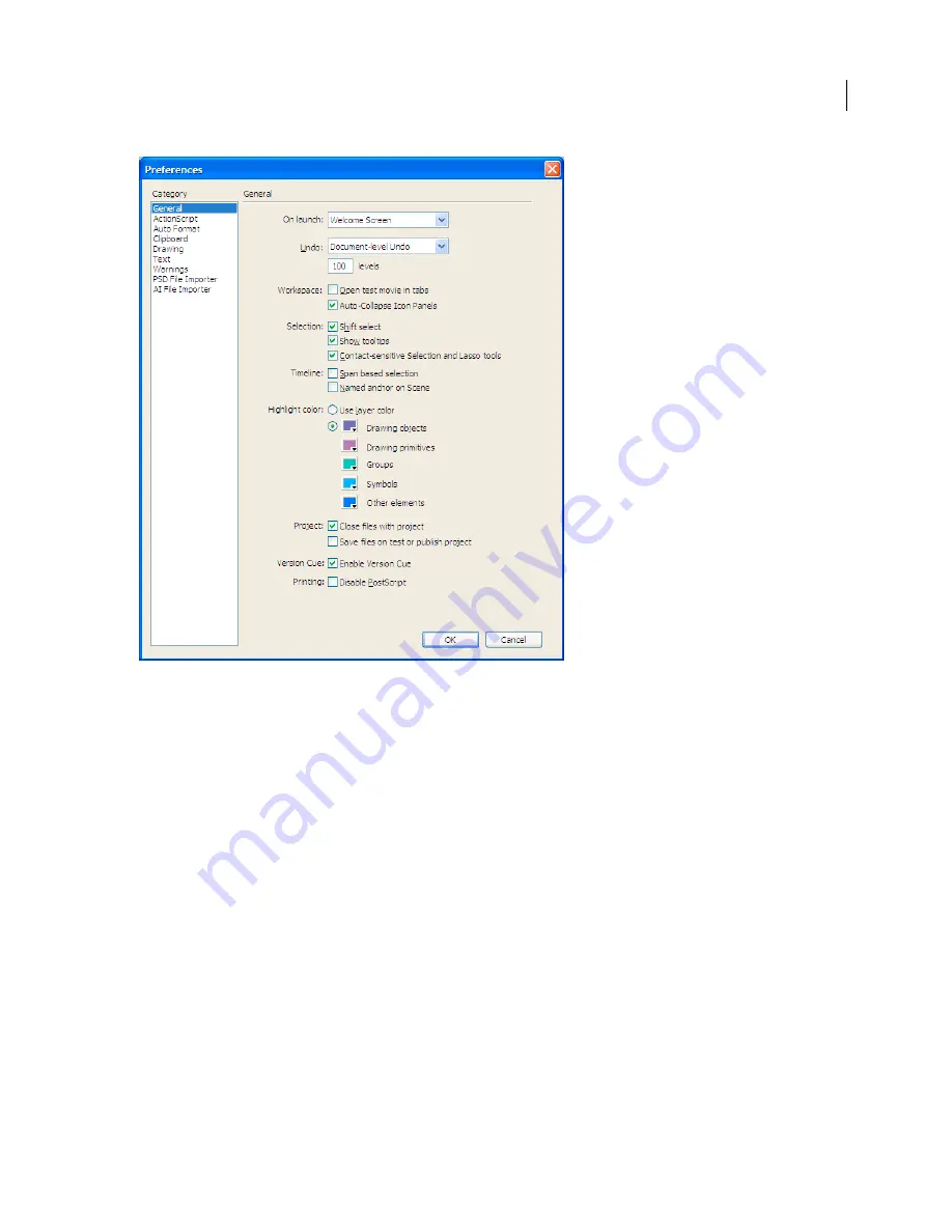 Adobe 38039481 - Flash CS3 Professional User Manual Download Page 34