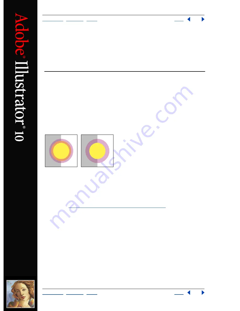 Adobe ILLUSTRATOR 10 Using Manual Download Page 191