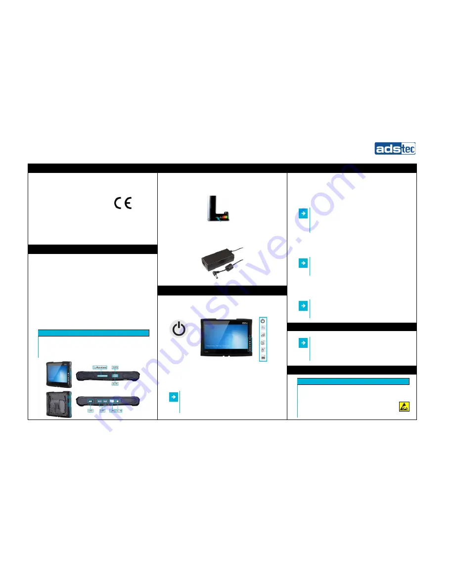 ADS-tec ITC8113/TabX Скачать руководство пользователя страница 1