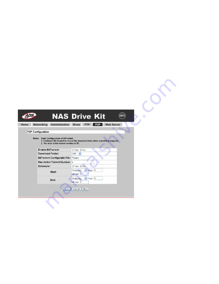 ADS NAS Drive Kit User Manual Download Page 45