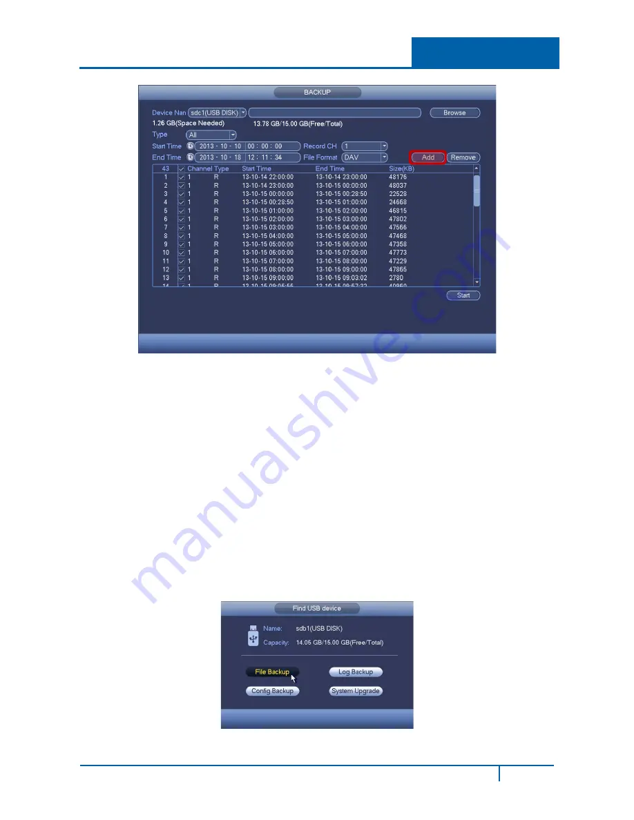 ADT DVR7800S-U Series User Manual Download Page 41