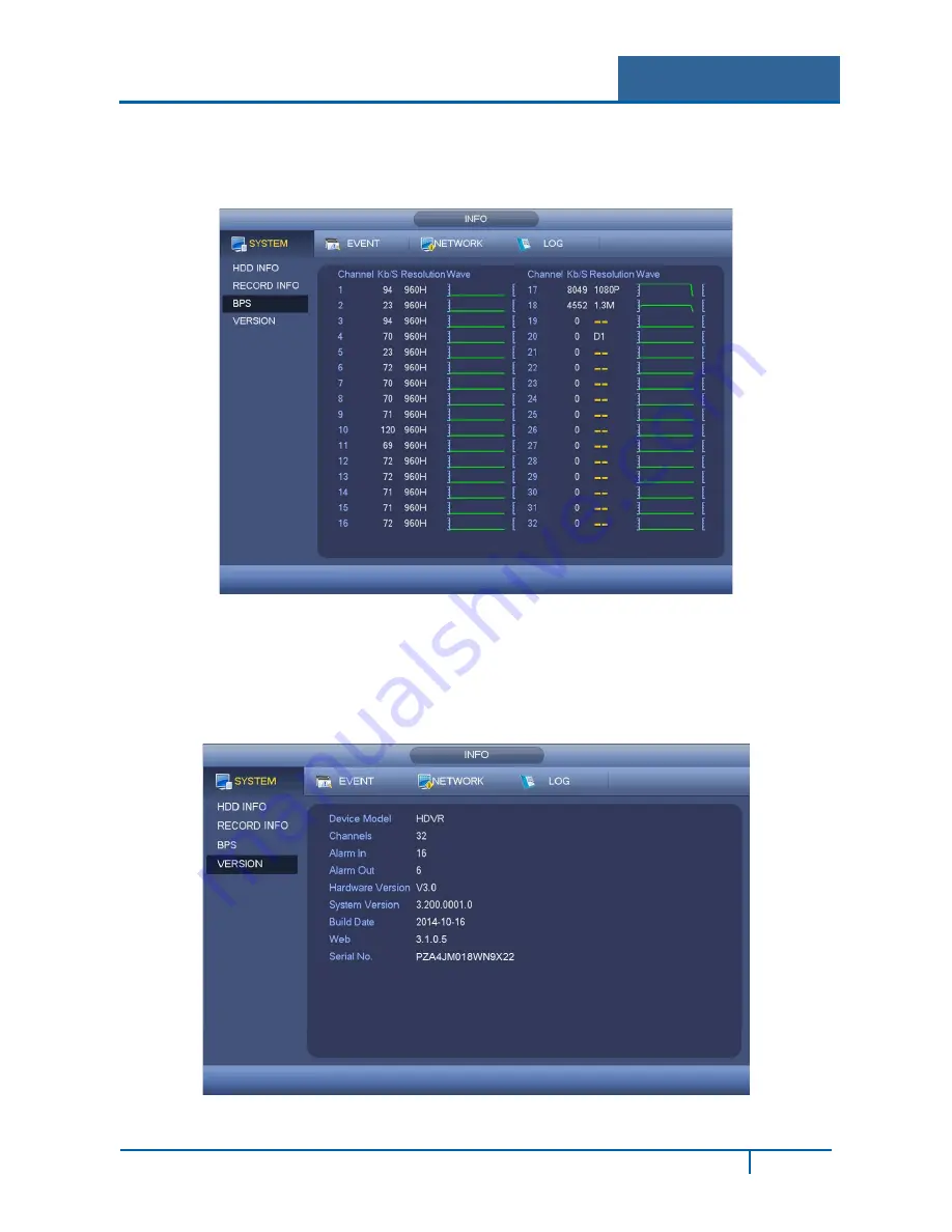 ADT DVR7800S-U Series User Manual Download Page 55