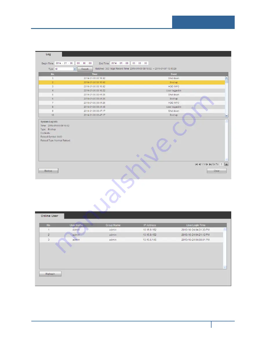 ADT NVR32**-P Series User Manual Download Page 231