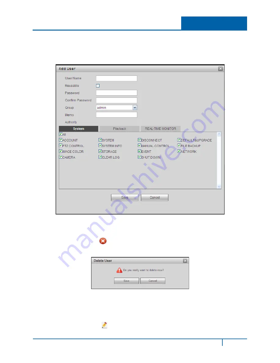 ADT NVR7400 Series User Manual Download Page 217