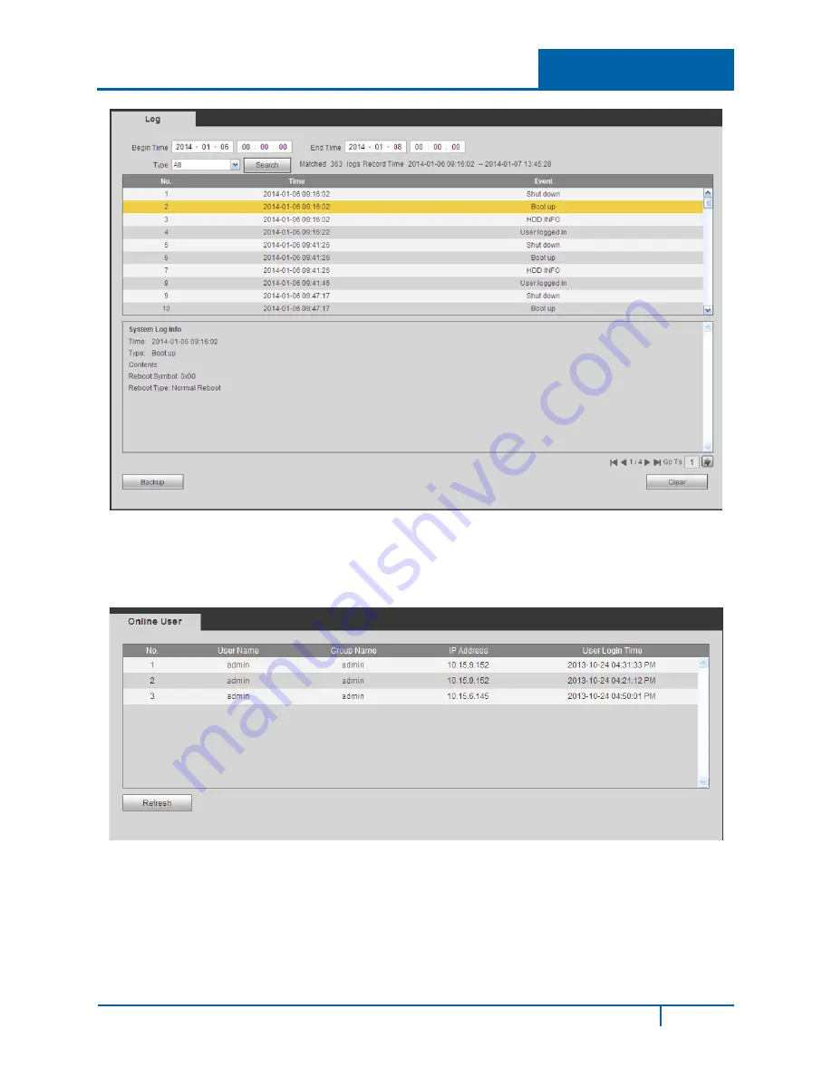 ADT NVR7400 Series Скачать руководство пользователя страница 233