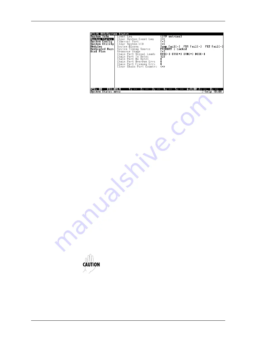 ADTRAN ATLAS 800 Series Module QUAD E1 Скачать руководство пользователя страница 64