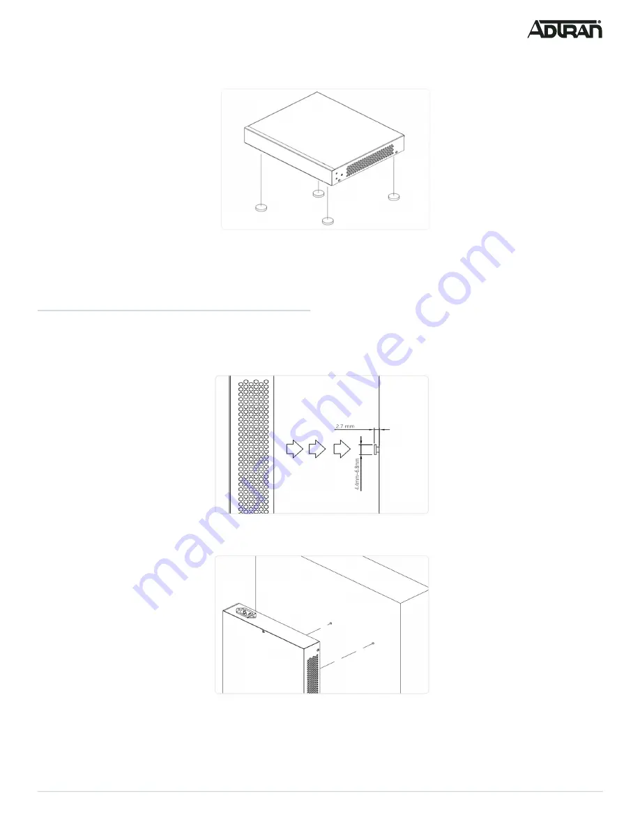 ADTRAN NetVanta 1560-08-150W Quick Start Manual Download Page 3