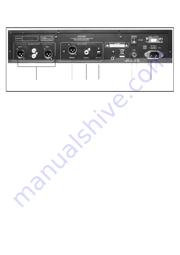 Advance acoustic MCD-204 Скачать руководство пользователя страница 8