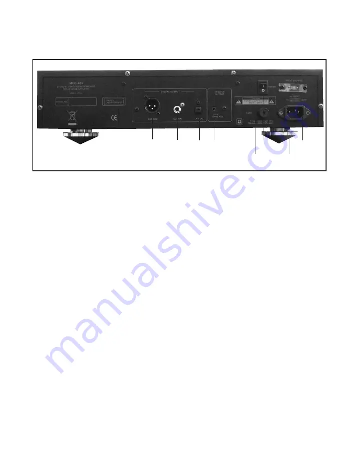 Advance acoustic MCD-403 Owner'S Manual Download Page 8