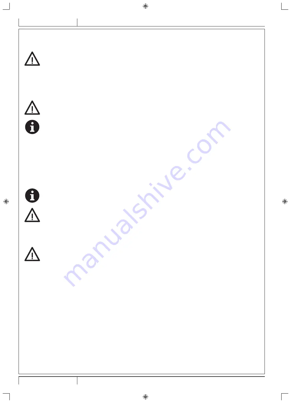 Advance acoustic Proterra LPG Instructions For Use Manual Download Page 21