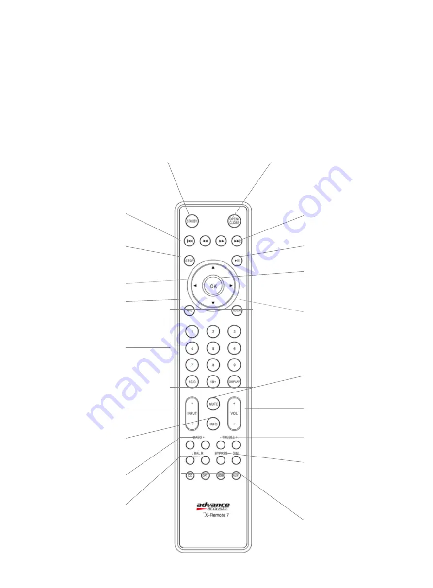 Advance Paris X-i1000 Quick Start Manual Download Page 20