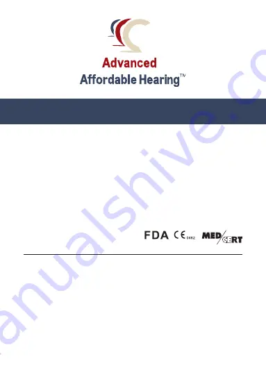 Advanced Affordable Hearing HearClear HCZ3 User Manual Download Page 36