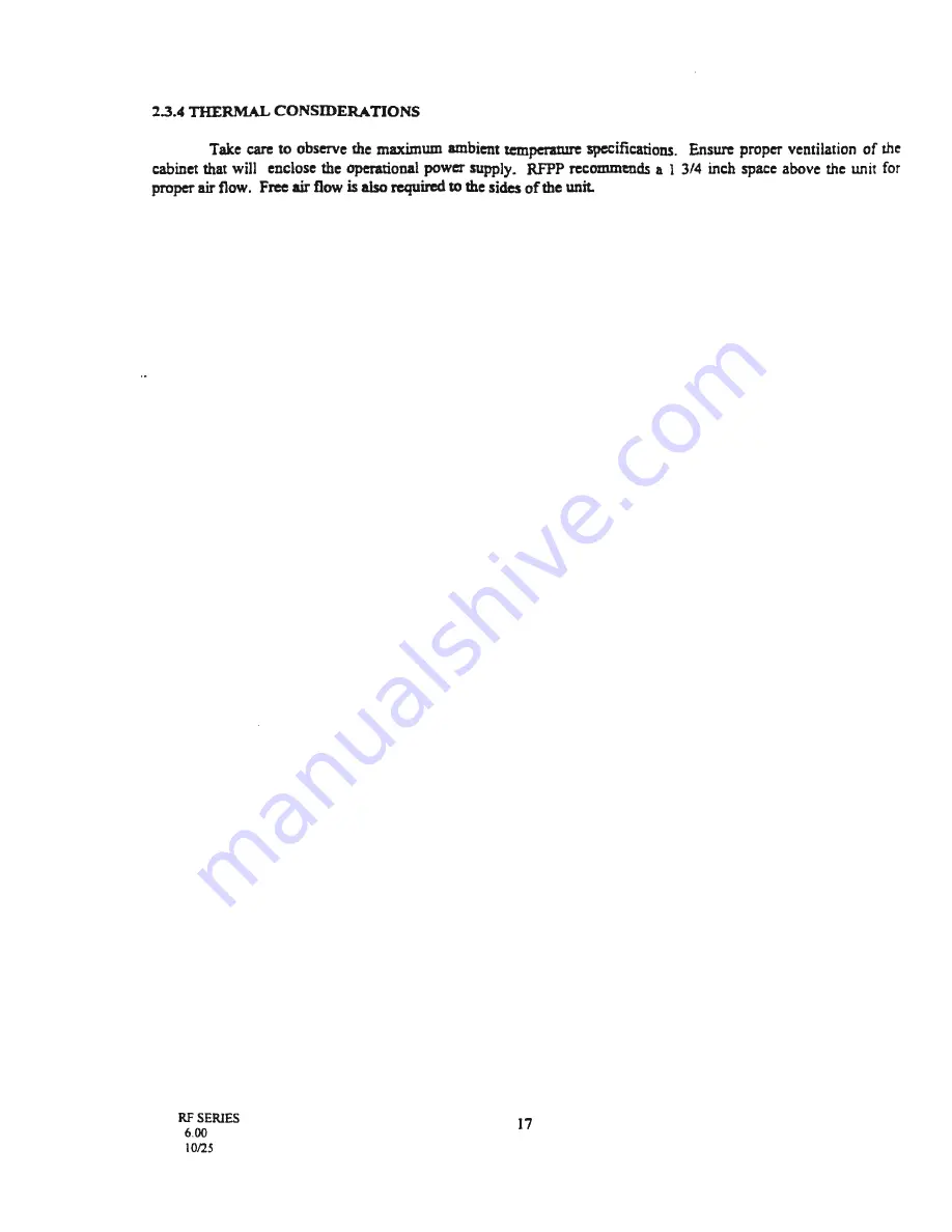 Advanced Energy Industries RF Power Products RF 10 User Manual Download Page 24