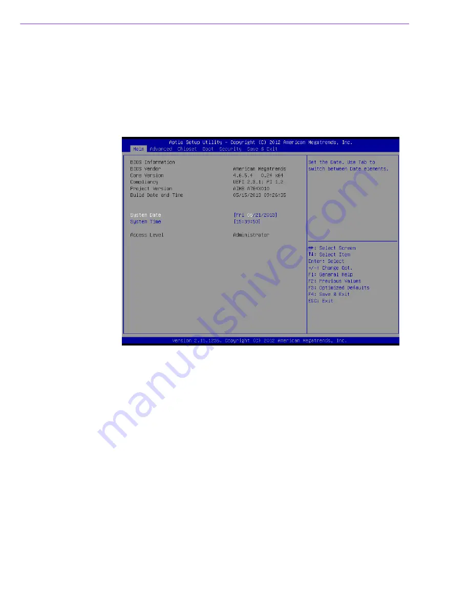 Advantech AIMB-784 User Manual Download Page 40