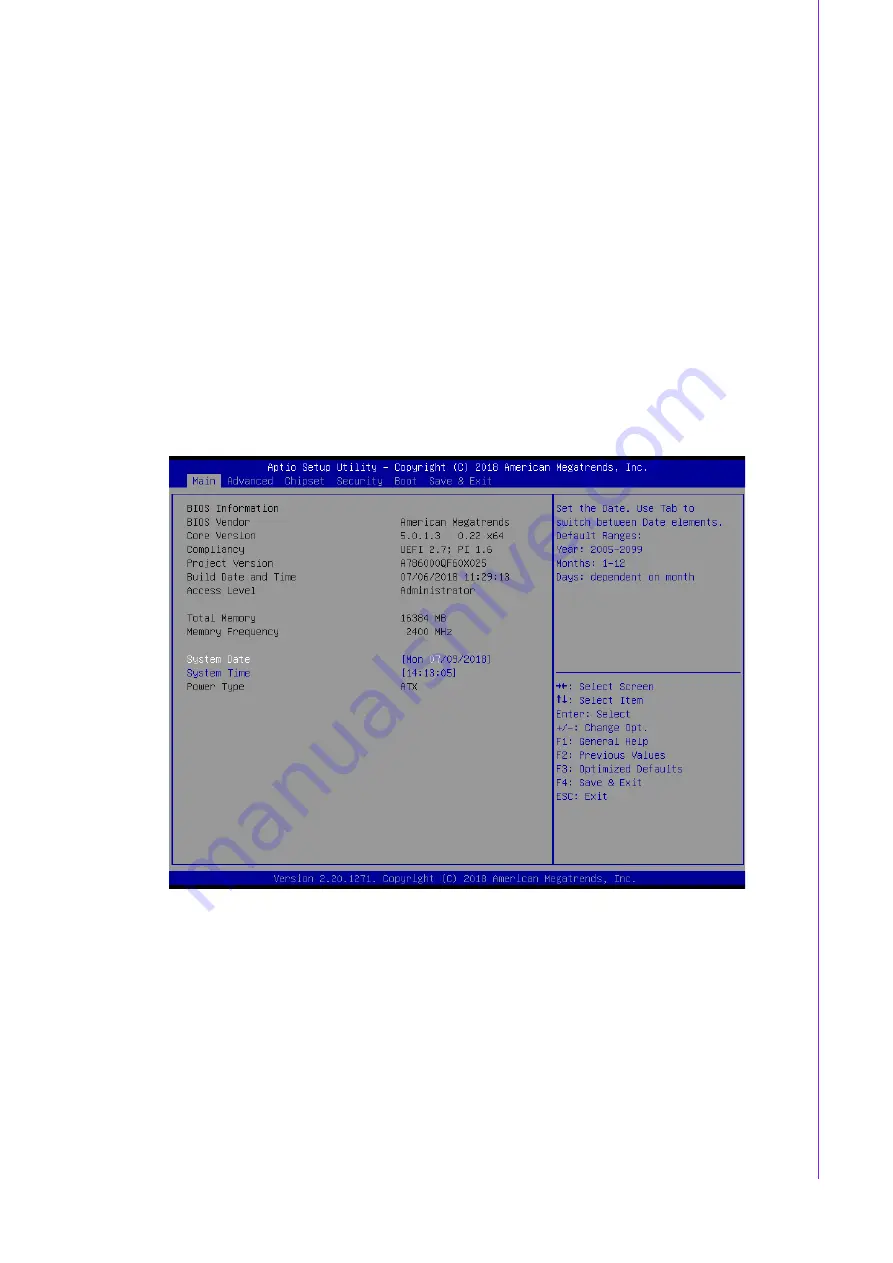 Advantech AIMB-786 User Manual Download Page 41