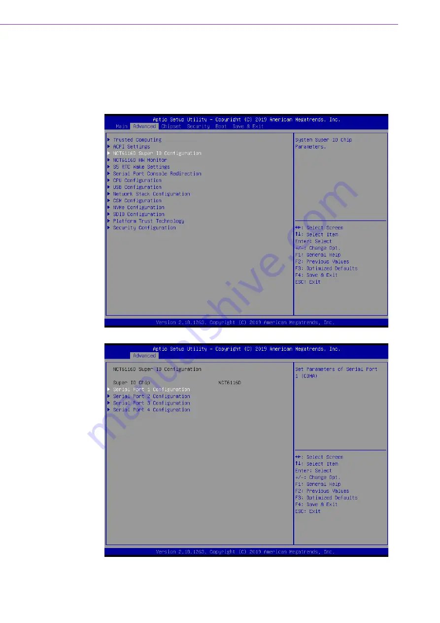 Advantech AIMB-U217 User Manual Download Page 42