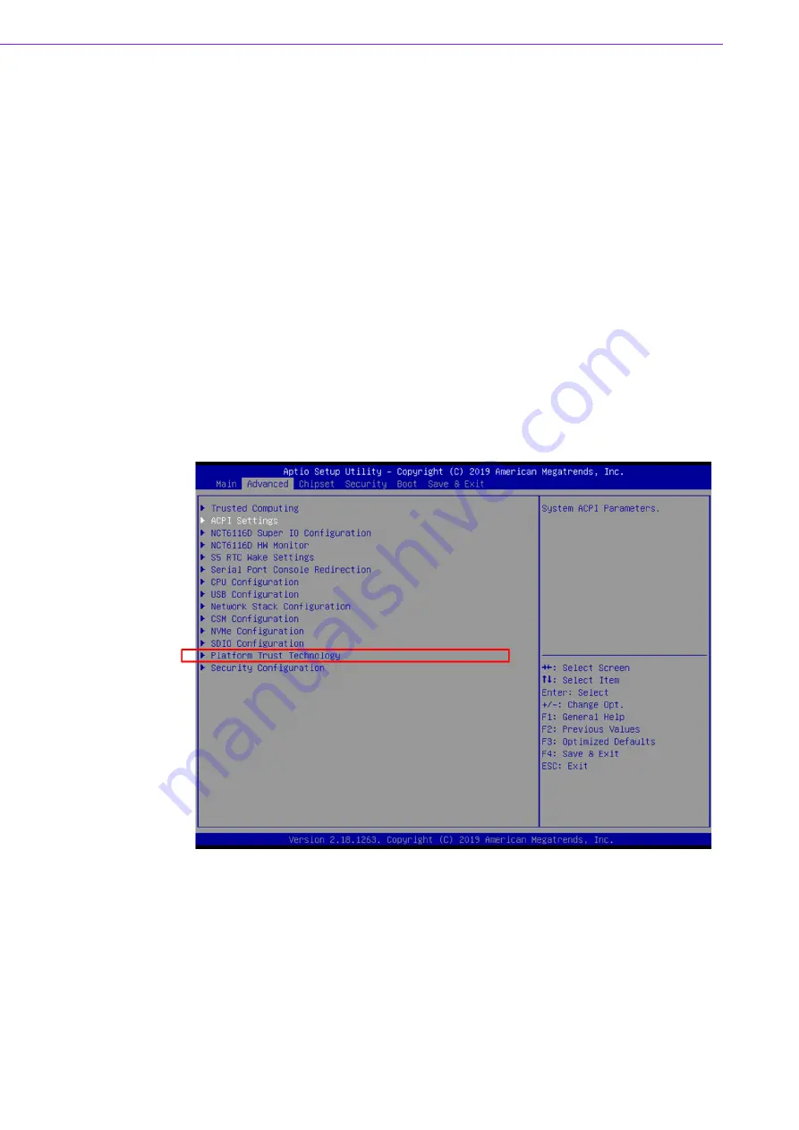 Advantech AIMB-U217 User Manual Download Page 58